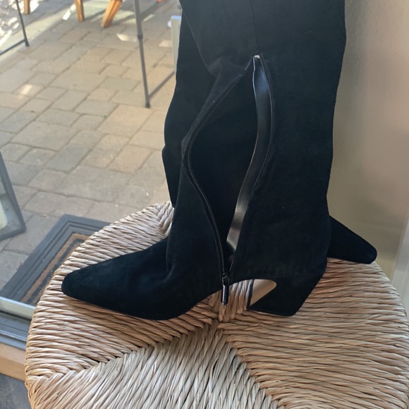 Sam Edelman black suede knee high boots - Picture 12 of 15
